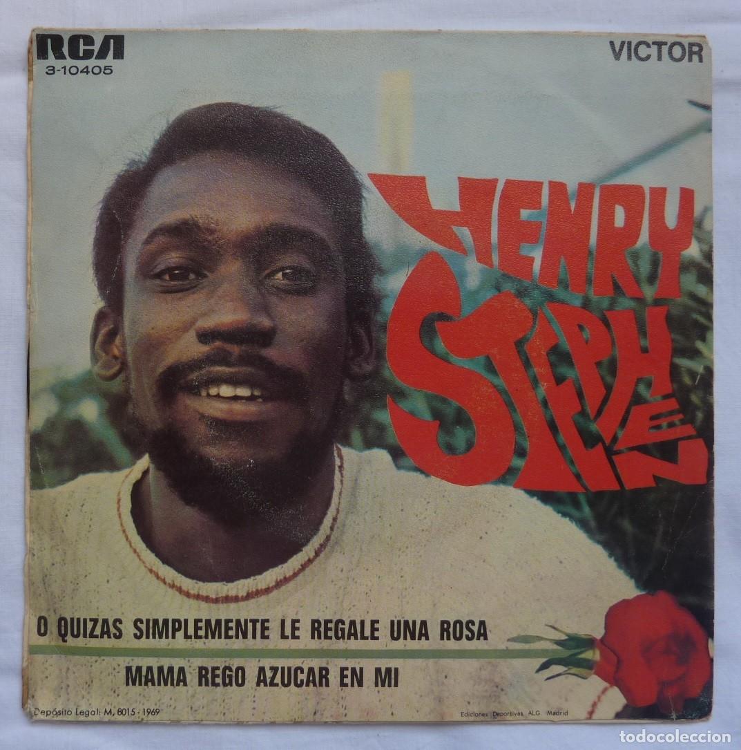Discos de vinilo: HENRY STEPHEN // O QUIZAS SIMPLEMENTE LE REGALE UNA ROSA // 1969 // SINGLE - Foto 2