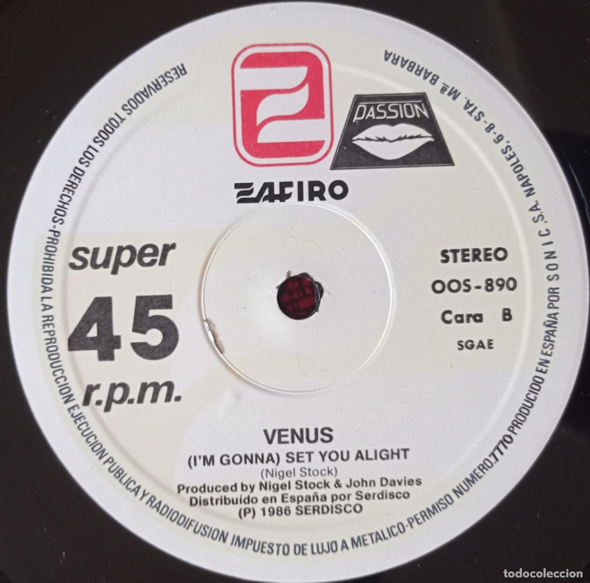 Discos de vinilo: VENUS ** Twilight Zone ** 1986 MAXI SINGLE VINILO - Foto 4
