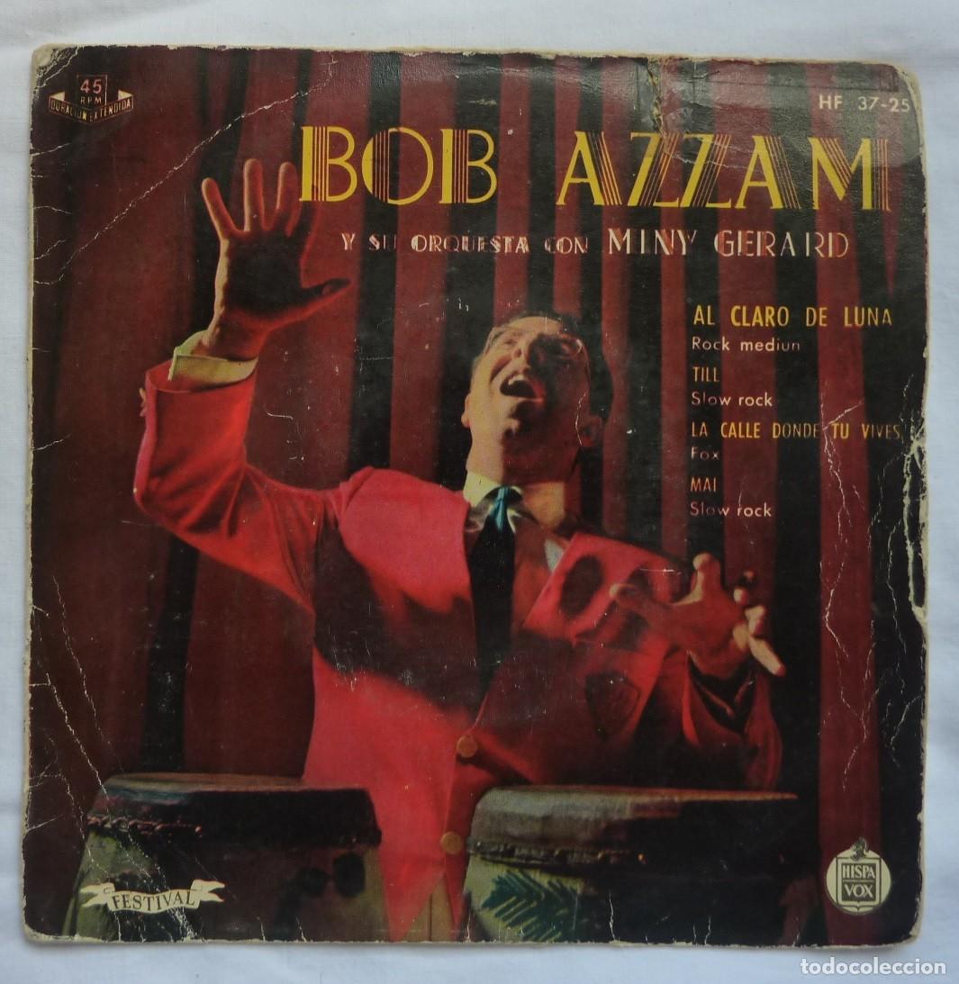 Discos de vinilo: BOB AZZAM // AL CLARO DE LUNA+3 // 1960 // EP - Foto 1