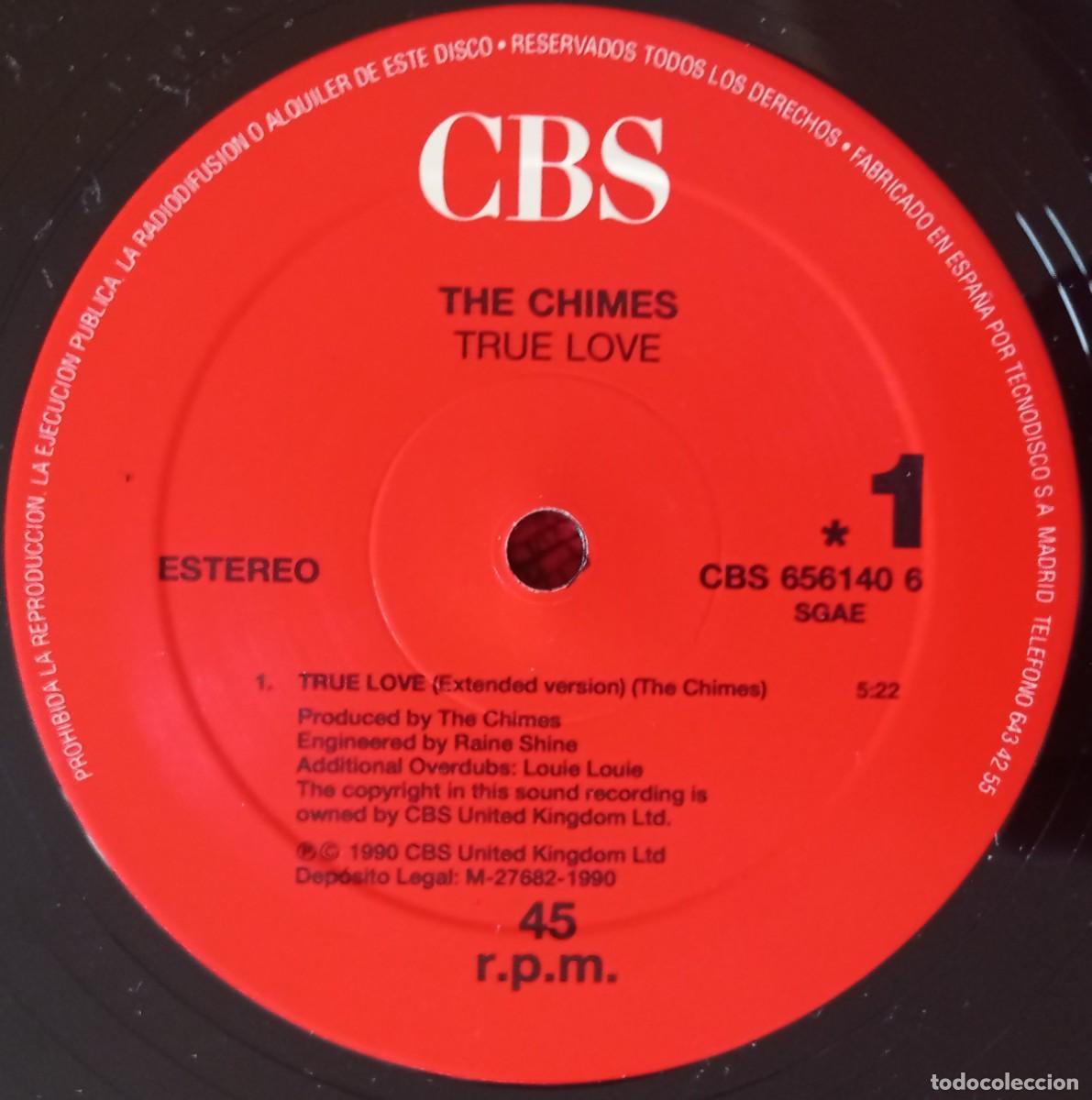 Discos de vinilo: THE CHIMES ** True Love** 1990 MAXI SINGLE VINILO - Foto 3