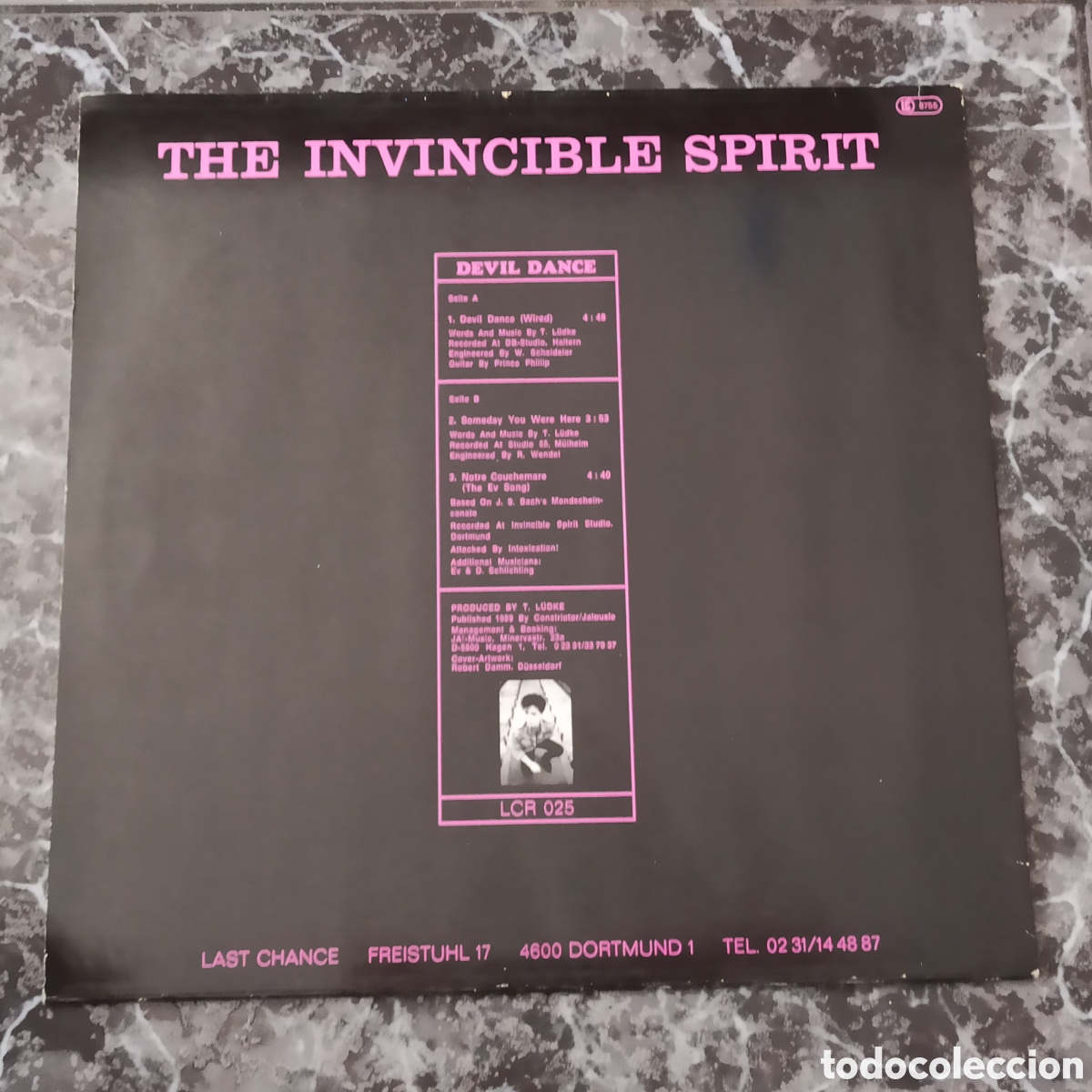 Discos de vinilo: The Invincible Spirit - Devil Dance (12&rdquo;, Maxi) - Foto 2