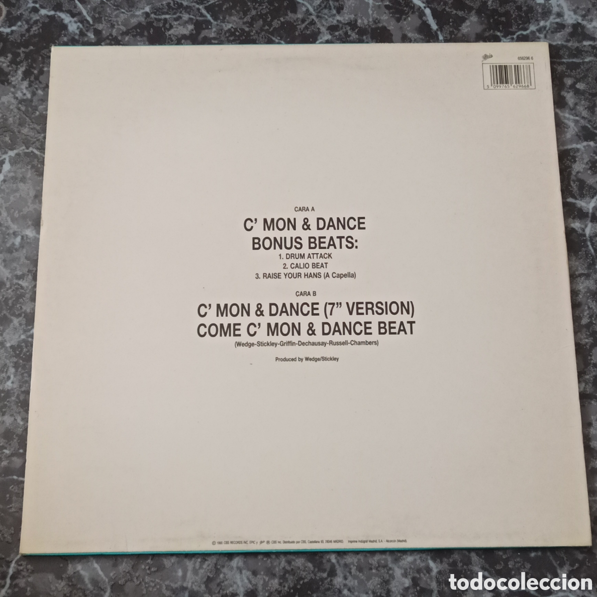 Discos de vinilo: Partners Rime Syndicate - CMon & Dance (12&rdquo;, Maxi) - Foto 2