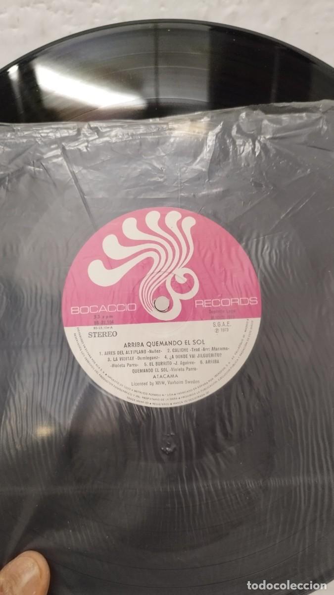 Discos de vinilo: ATACAMA - ARRIBA QUEMANDO EL SOL - VINILO LP - - Foto 2