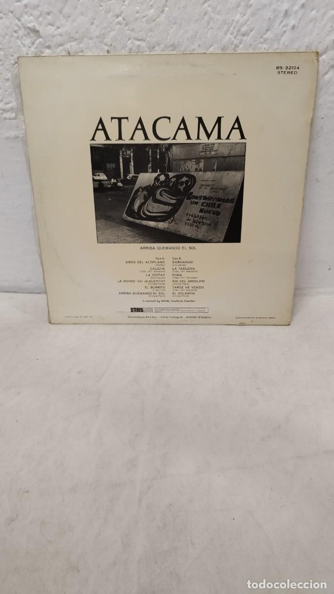 Discos de vinilo: ATACAMA - ARRIBA QUEMANDO EL SOL - VINILO LP - - Foto 3