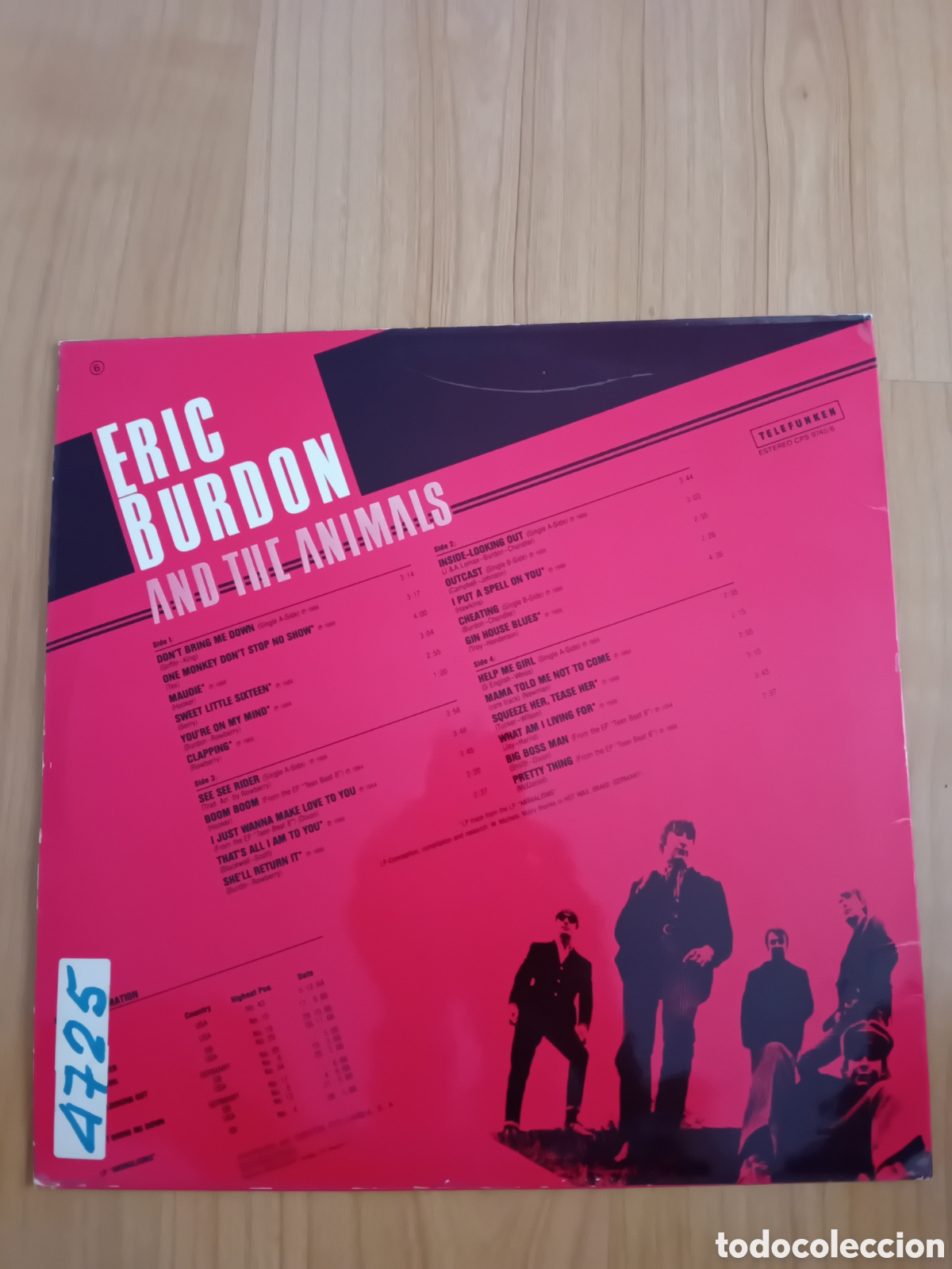 Discos de vinilo: ERIC BURDON AND THE ANIMALS. DOBLE LP - Foto 2