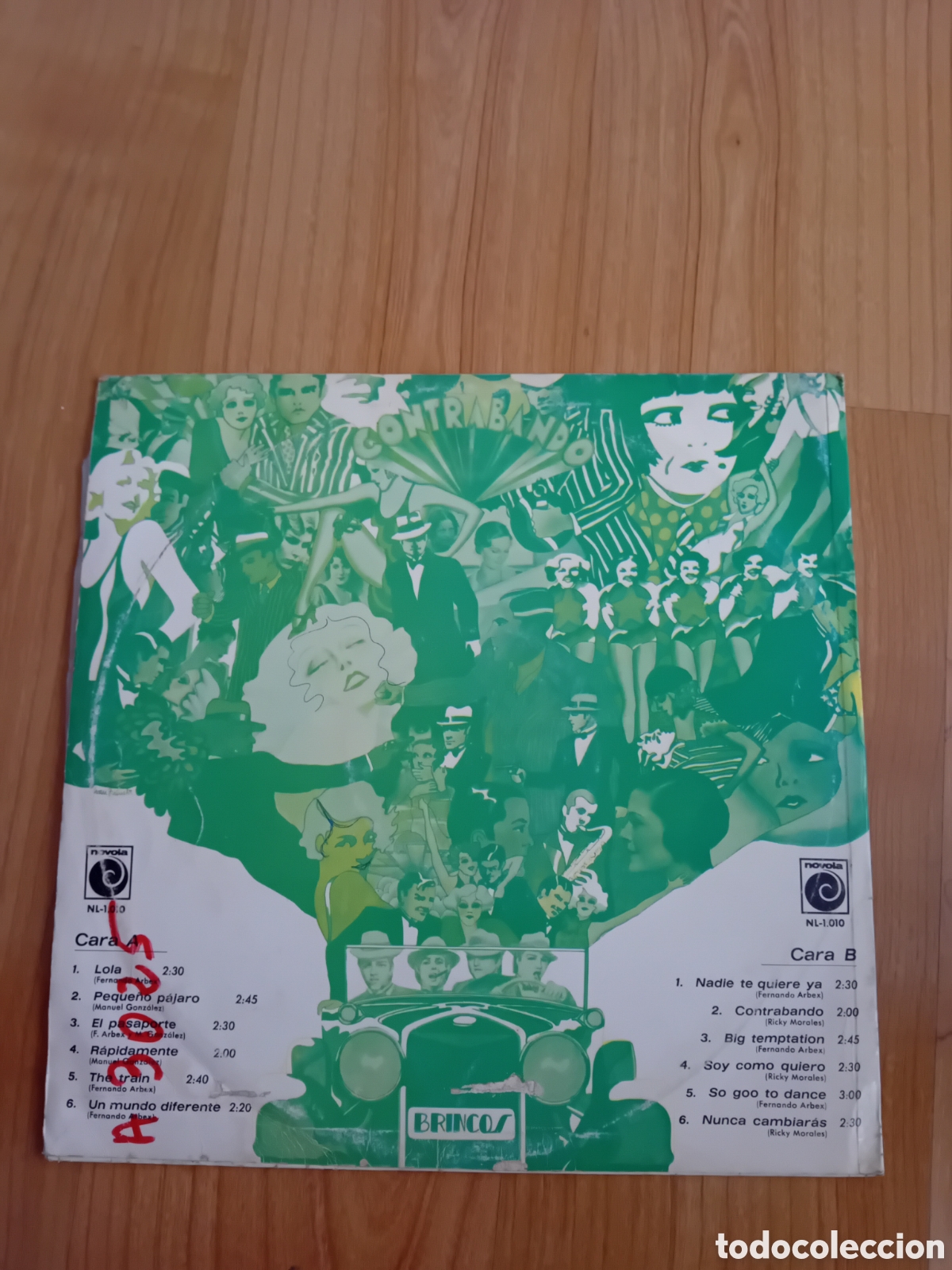 Discos de vinilo: LOS BRINCOS. CONTRABANDO - Foto 2
