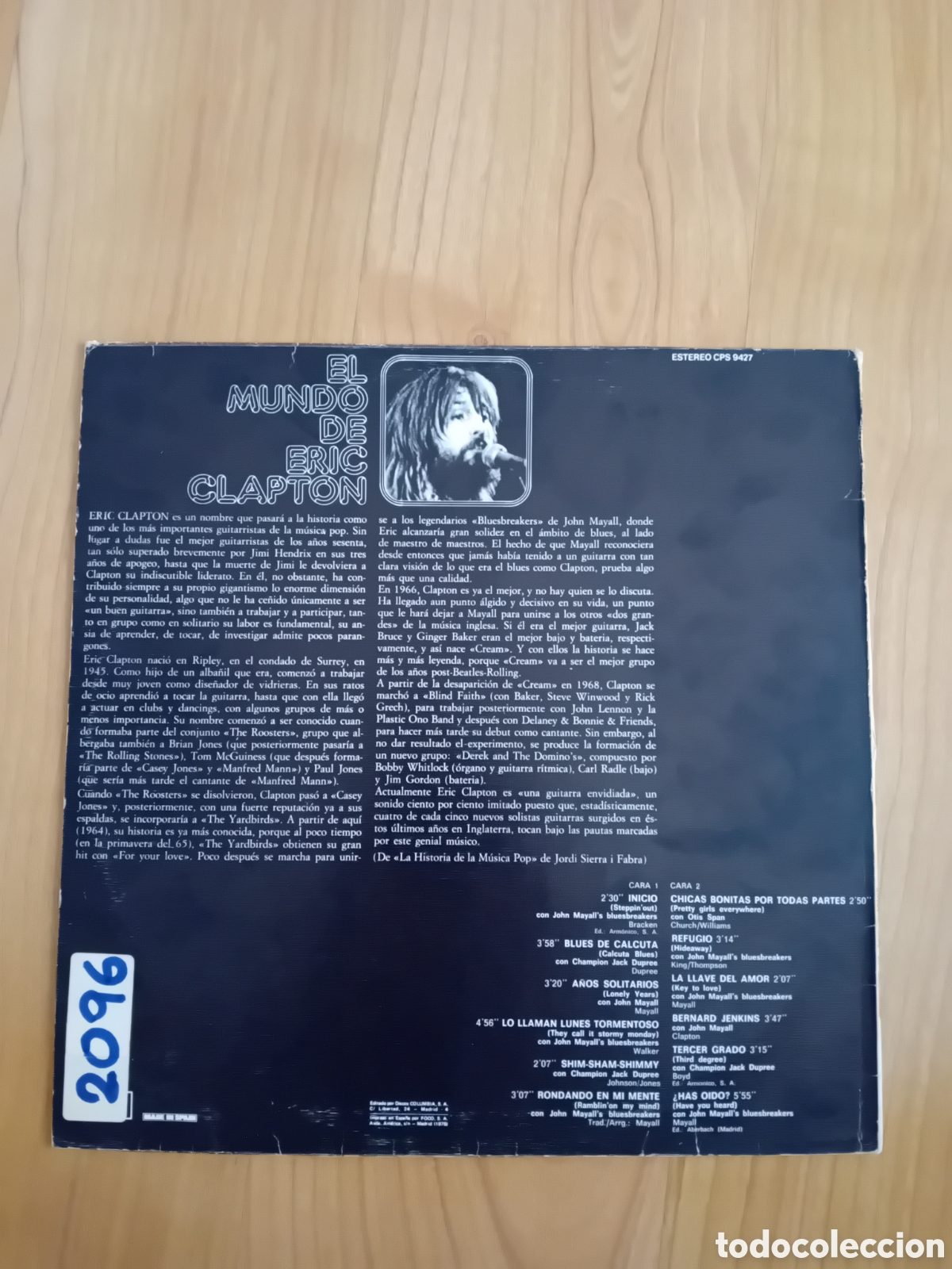 Discos de vinilo: EL MUNDO DE ERIC CLAPTON - Foto 2