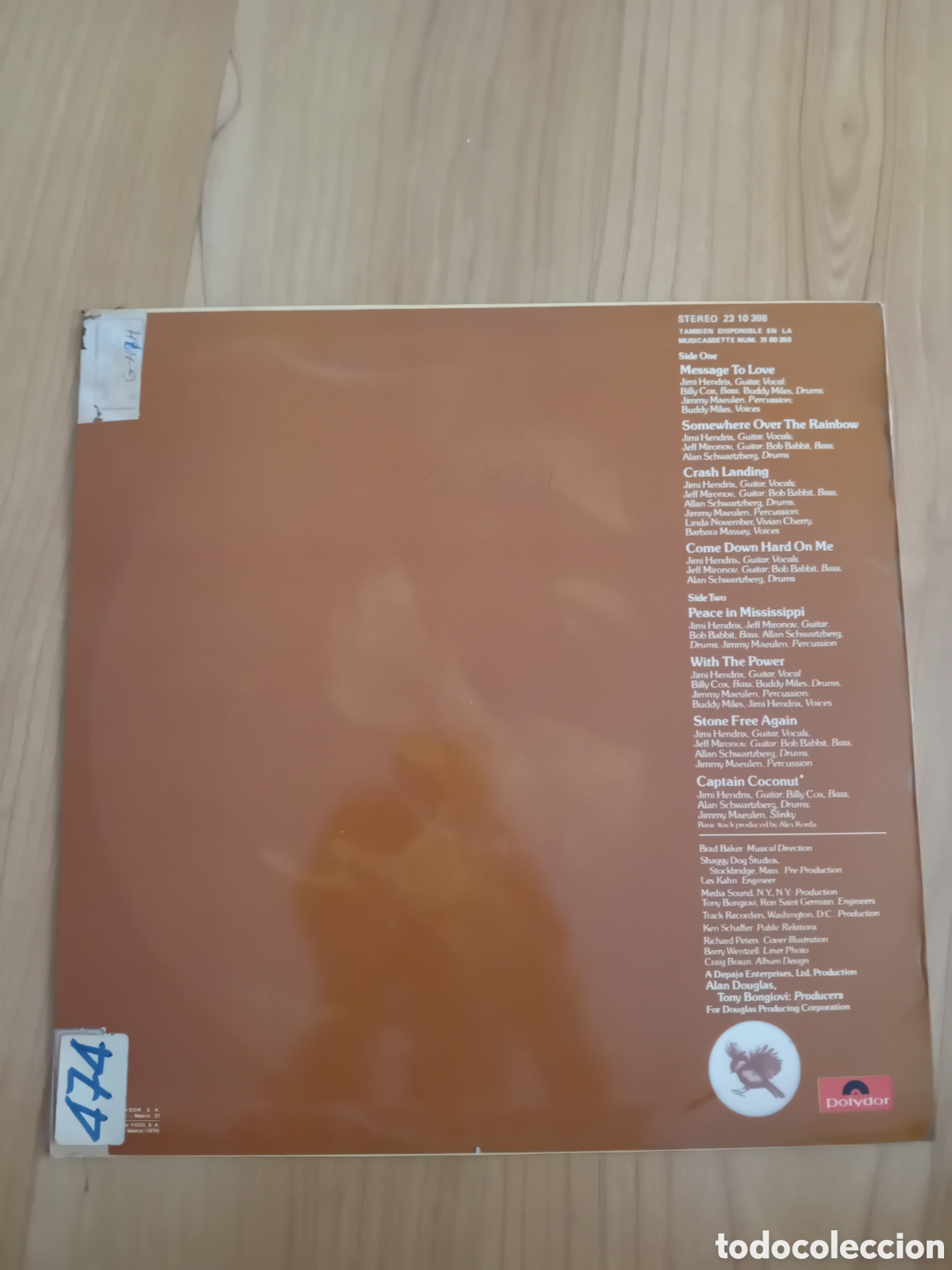 Discos de vinilo: JIMI HENDRIX. CRASH LANDING - Foto 2