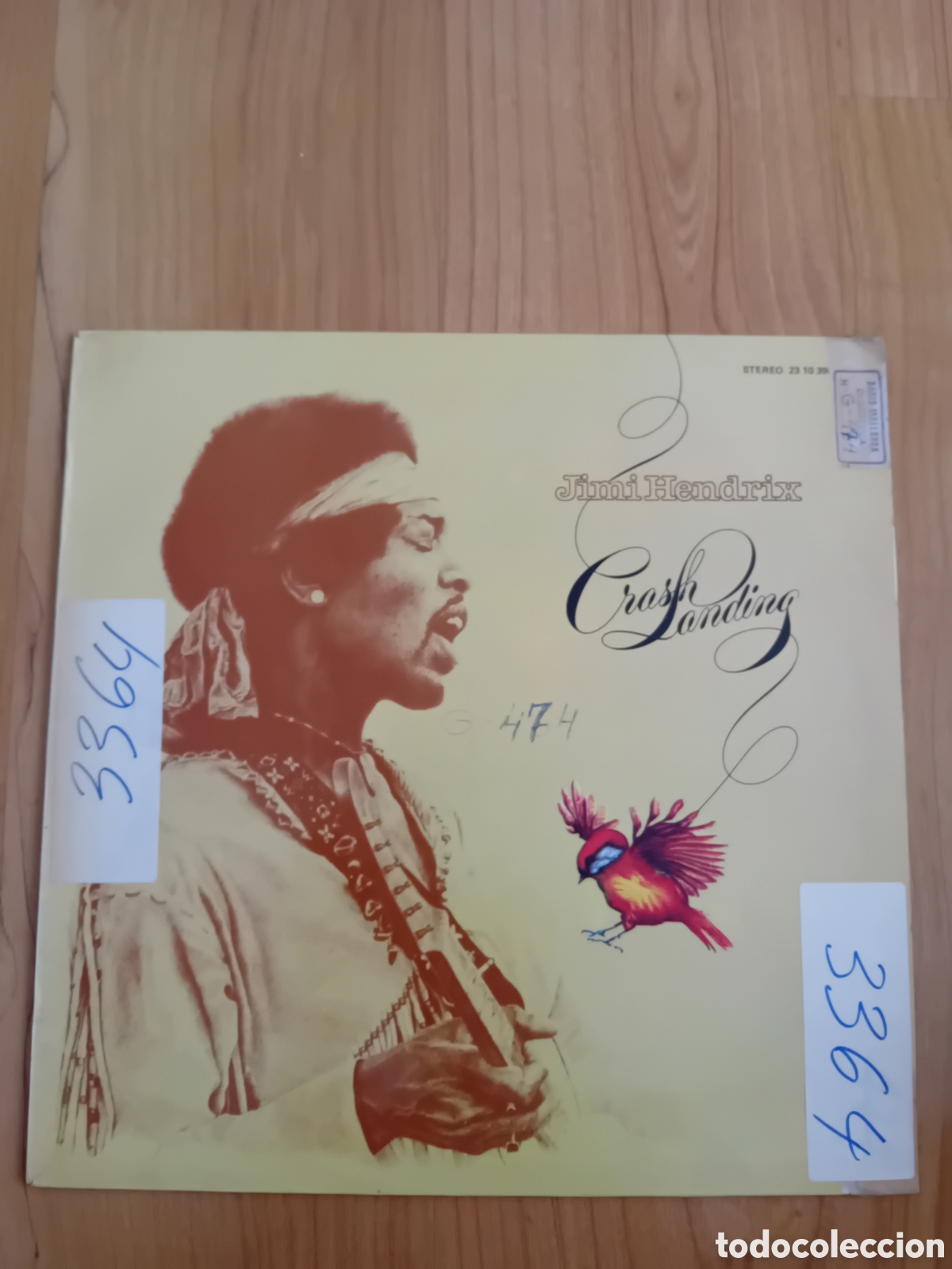 Discos de vinilo: JIMI HENDRIX. CRASH LANDING - Foto 1