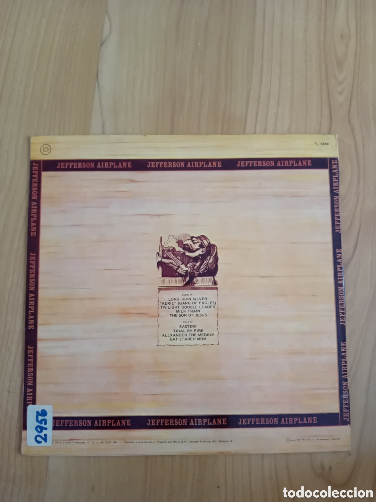 Discos de vinilo: JEFFERSON AIRPLANE. LONG JOHN SILVER - Foto 2