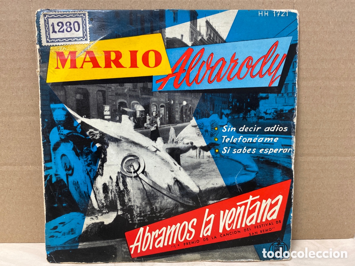 Discos de vinilo: Mario Alvarody - Abramos La Ventana (7&rdquo;, EP) - Foto 1