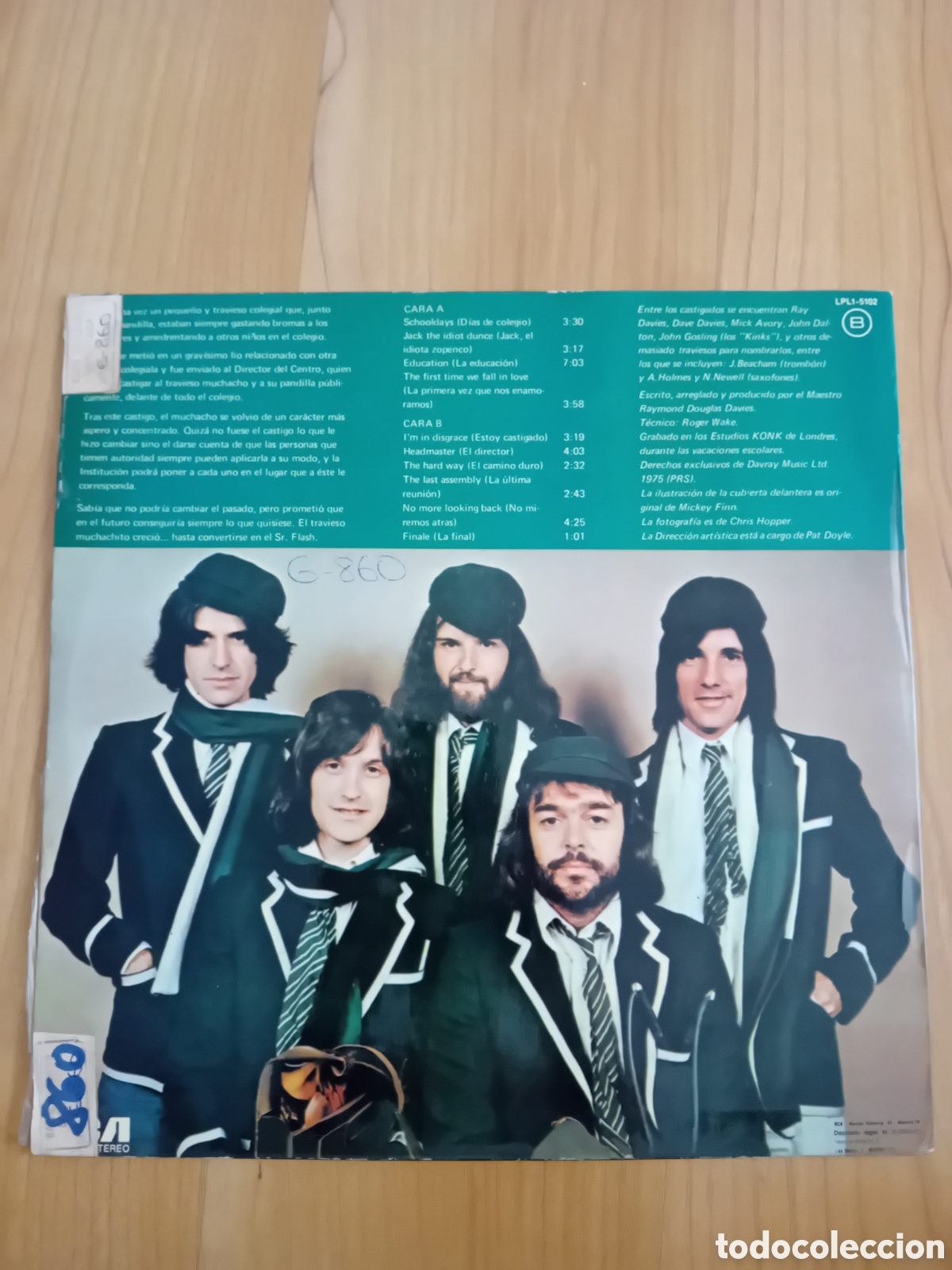 Discos de vinilo: THE KINKS. SCHOOLBOYS IN DISGRACE - Foto 2