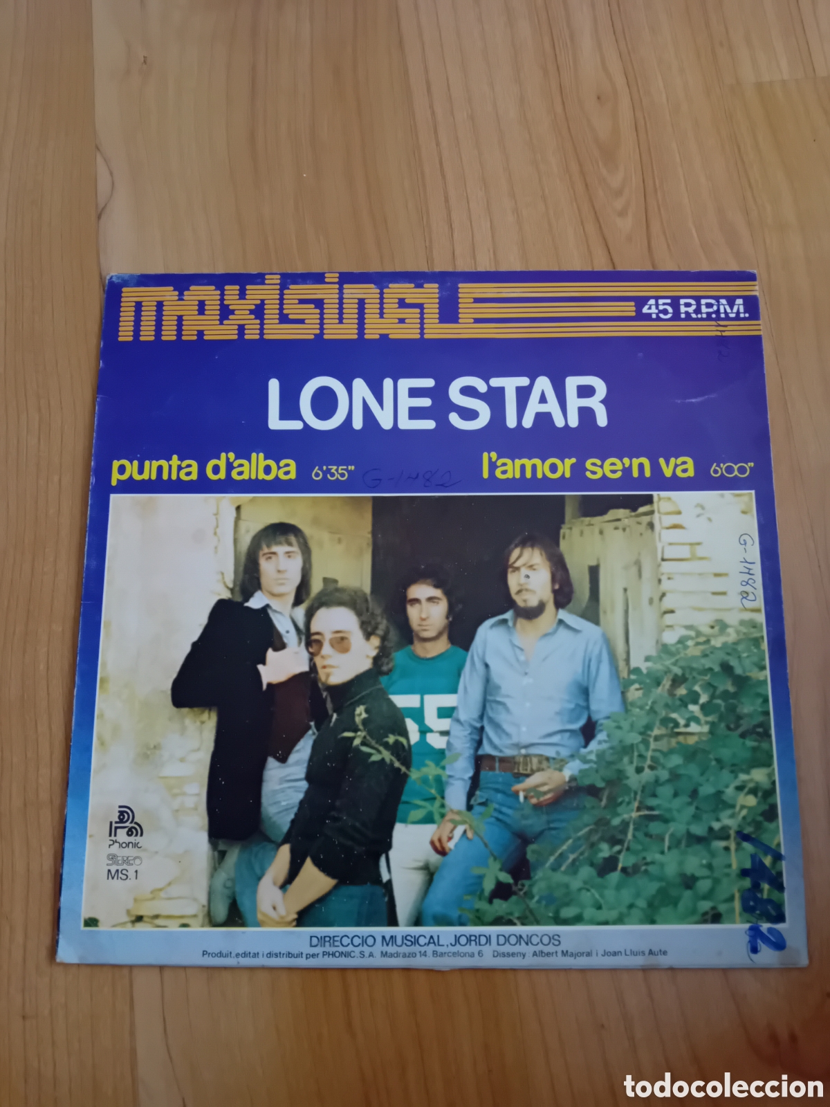 Discos de vinilo: LONE STAR. PUNTA DALBA. LAMOR SEN VA - Foto 1