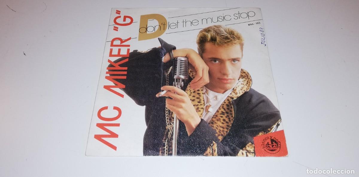 Discos de vinil: S23- M.C. Miker &rdquo;G&rdquo;* - Don't Let The Music Stop (7&rdquo;, Single, Promo)- PORT VG+ DISC VG+