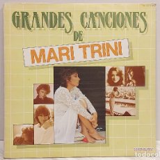 Discos de vinilo: MARI TRINI / GRANDES CANCIONES / DOBLE LP GATEFOLD-HISPAVOX-1983 / MBC. ***/***
