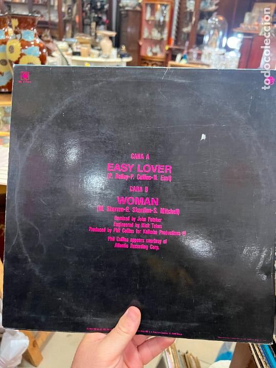 Discos de vinilo: LP PHILIP BAILEY - DUET WITH PHIL COLLINS - EASY LOVER - Foto 2