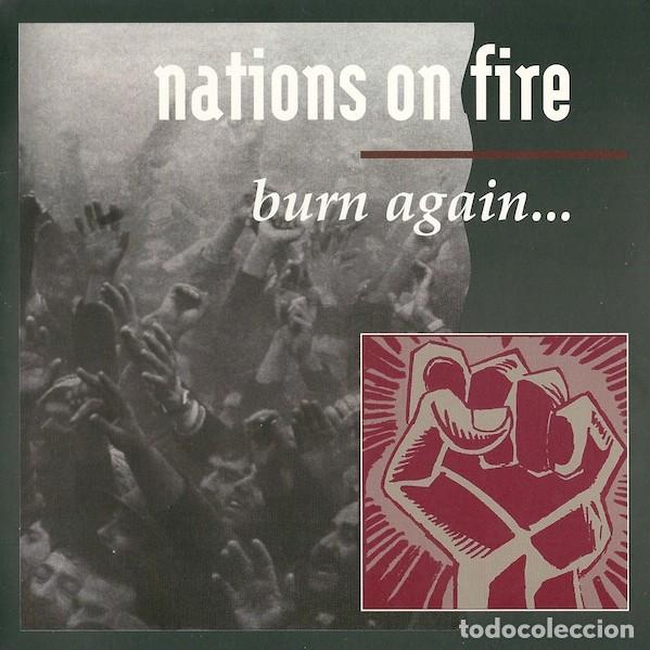 Discos de vinilo: Nations On Fire &lrm;&ndash; Burn Again... - 2x7&rdquo; - Strive Records &lrm;&ndash; STR-05 (1992) - Foto 1