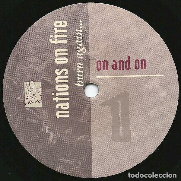 Discos de vinilo: Nations On Fire &lrm;&ndash; Burn Again... - 2x7&rdquo; - Strive Records &lrm;&ndash; STR-05 (1992) - Foto 3