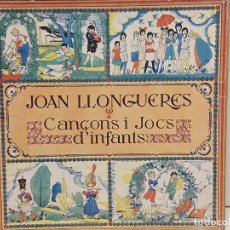 Discos de vinilo: CAJA-BOX ! JOAN LLONGUERES / CANÇONS I JOCS D'INFANTS / 2 LP + LIBRETO / ROTURA EN CAJA. **/***