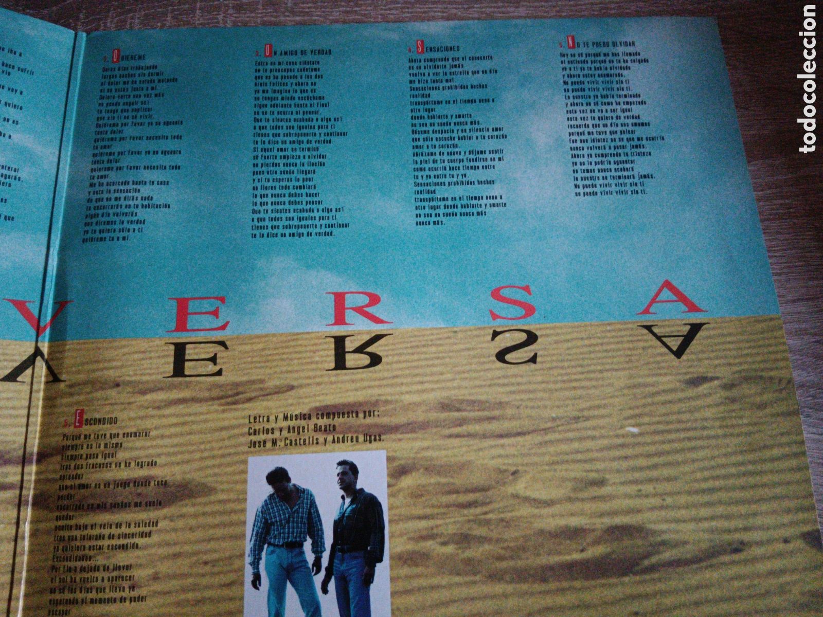 Discos de vinilo: Lp Viceversa Un amigo de verdad - Foto 3