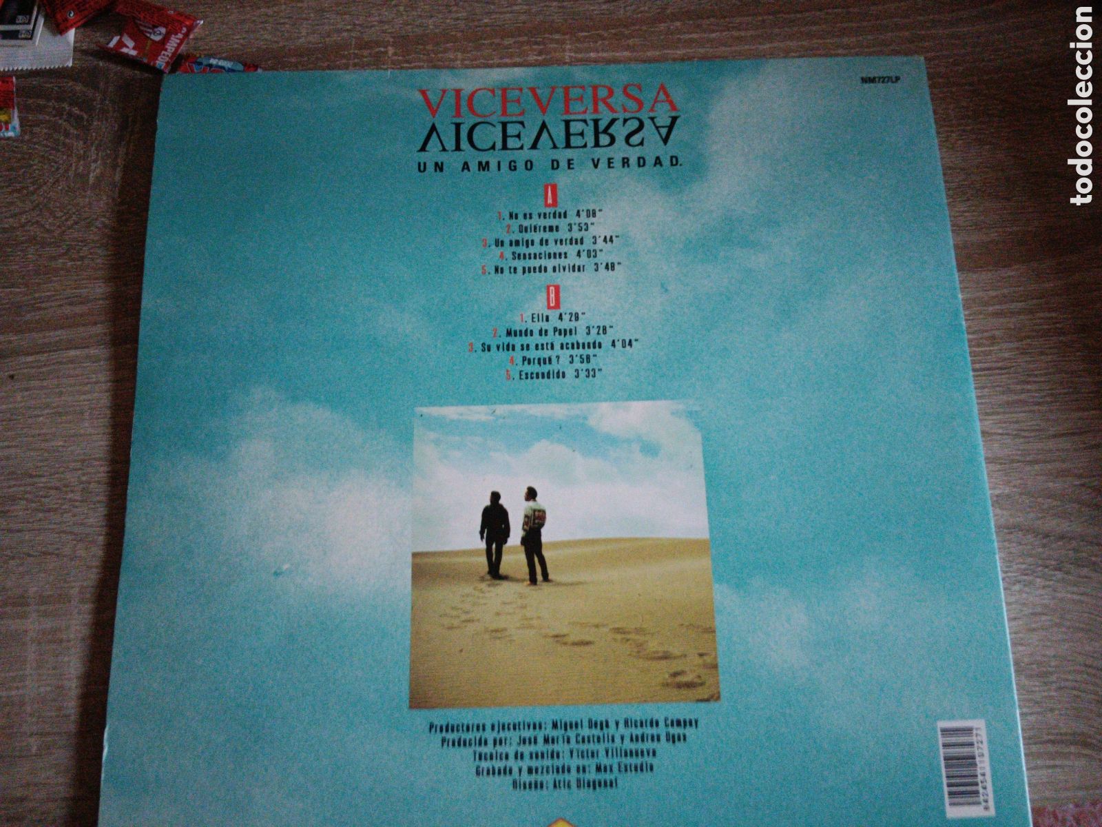 Discos de vinilo: Lp Viceversa Un amigo de verdad - Foto 4