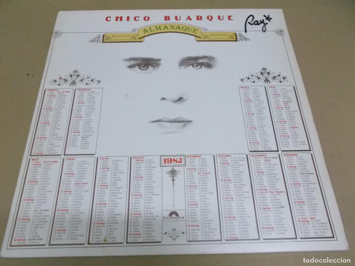 Discos de vinilo: CHICO BUARQUE (LP) ALMANAQUE A&Ntilde;O 1982 - Foto 1