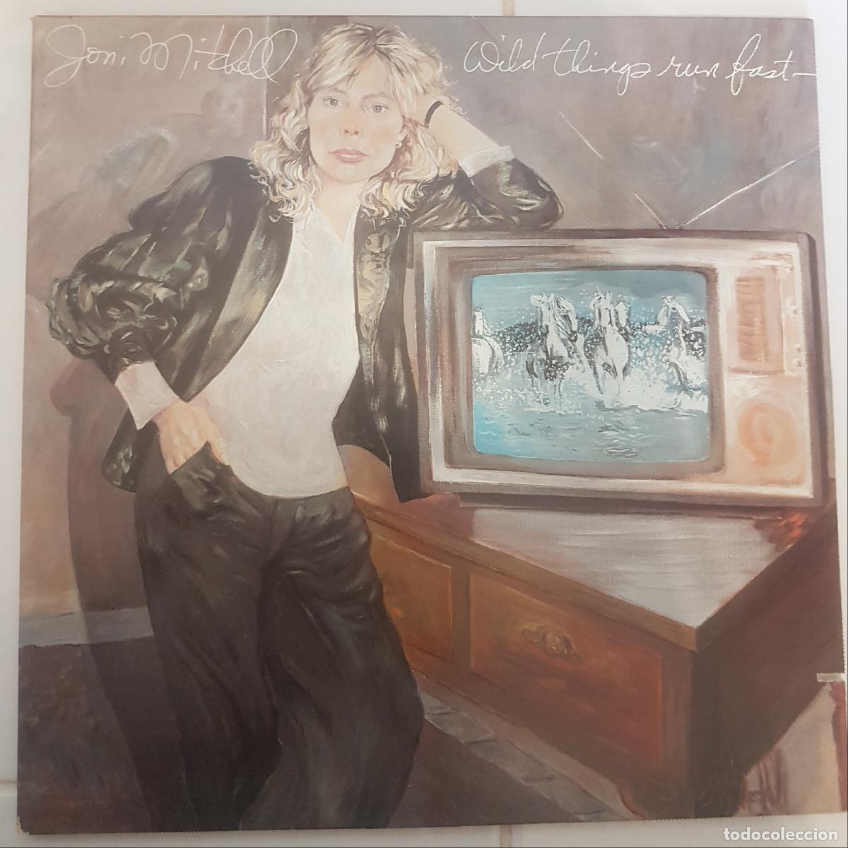 Discos de vinilo: JONI MITCHELL. WILD THINGS RUN FASTS. LP. - Foto 1