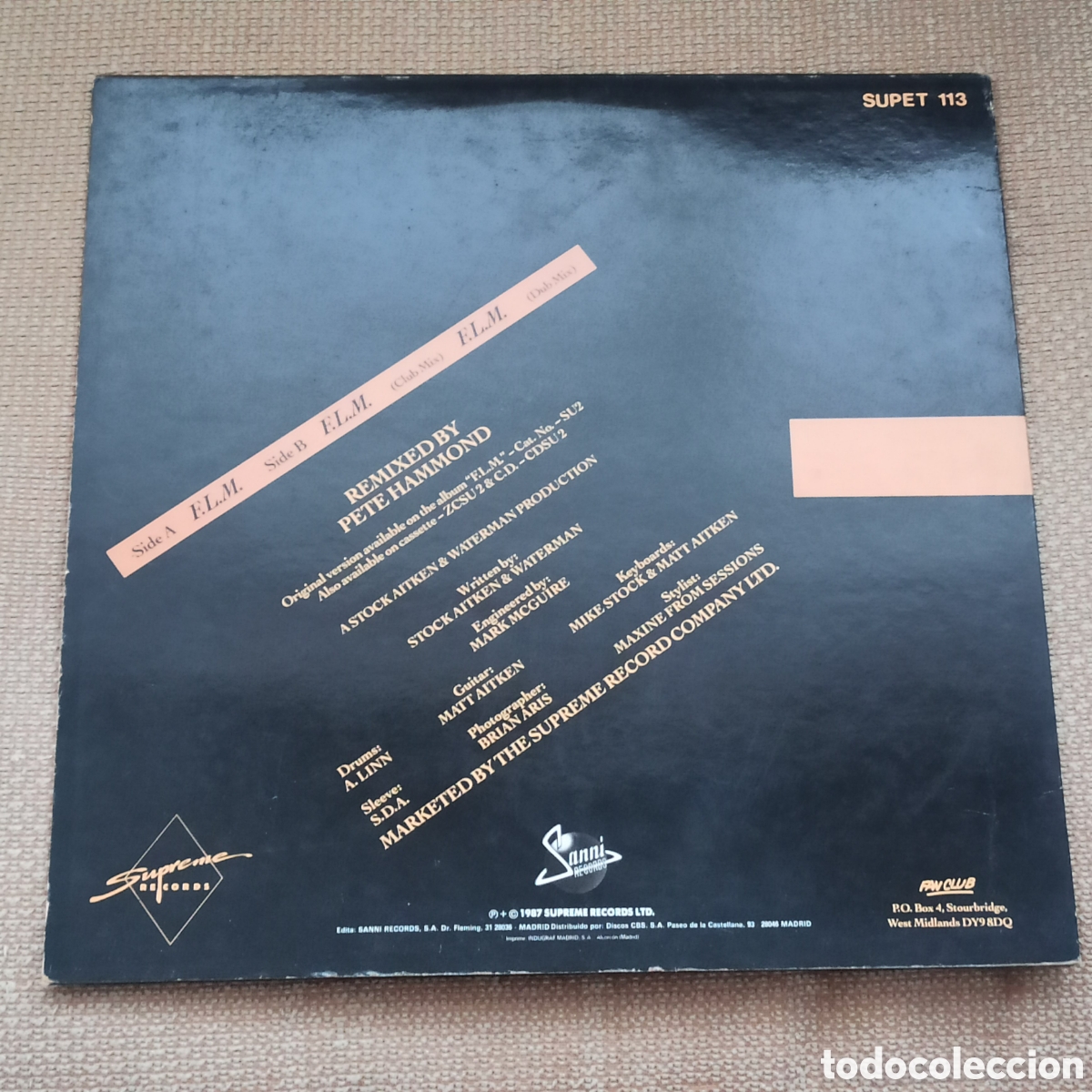 Discos de vinilo: Mel & Kim - F. L. M. (12&rdquo;) - Foto 2