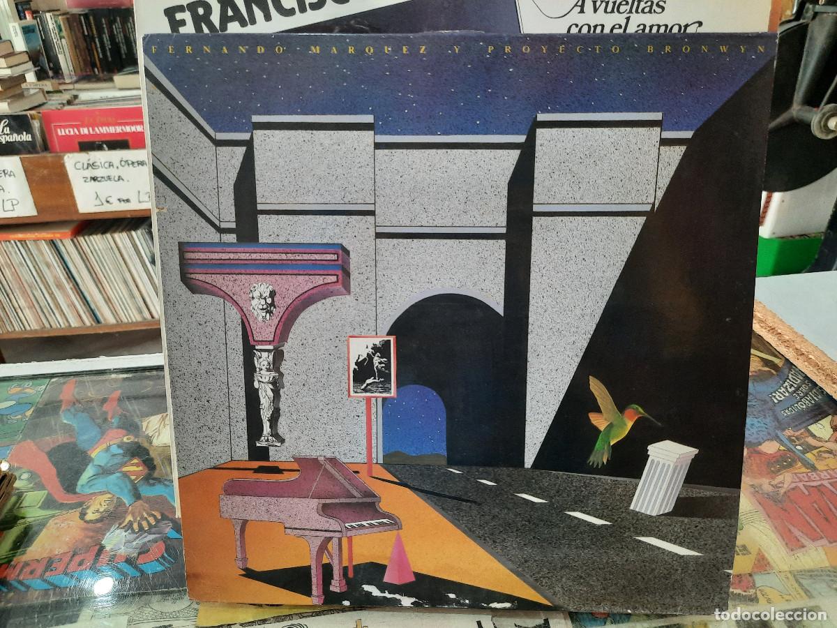 Disques de vinyle: Armando Marquez y Proyecto Bronwyn - De otro modo - LP. sello Twins Producciones 1987