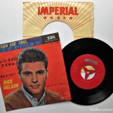 Discos de vinilo: RICKY NELSON - TEEN AGE IDOL - SINGLE IMPERIAL 1962 JAPAN (EDICIÓN JAPONESA) BPY