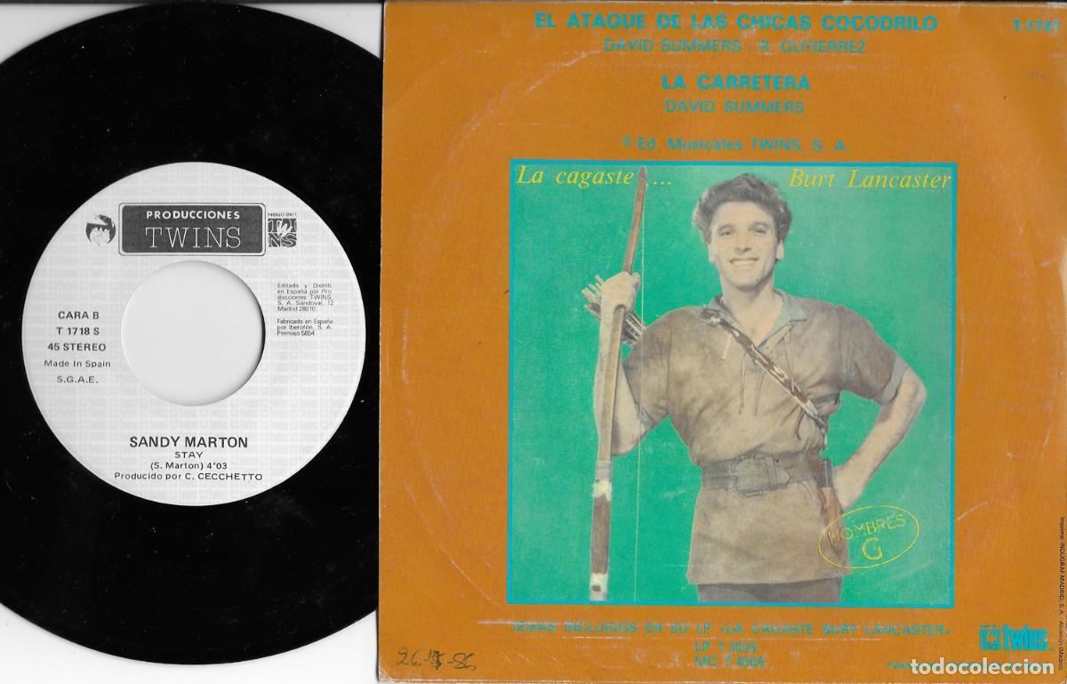 Discos de vinilo: HOMBRES G SINGLE ERROR EN GALLETA DEL DISCO - Foto 2