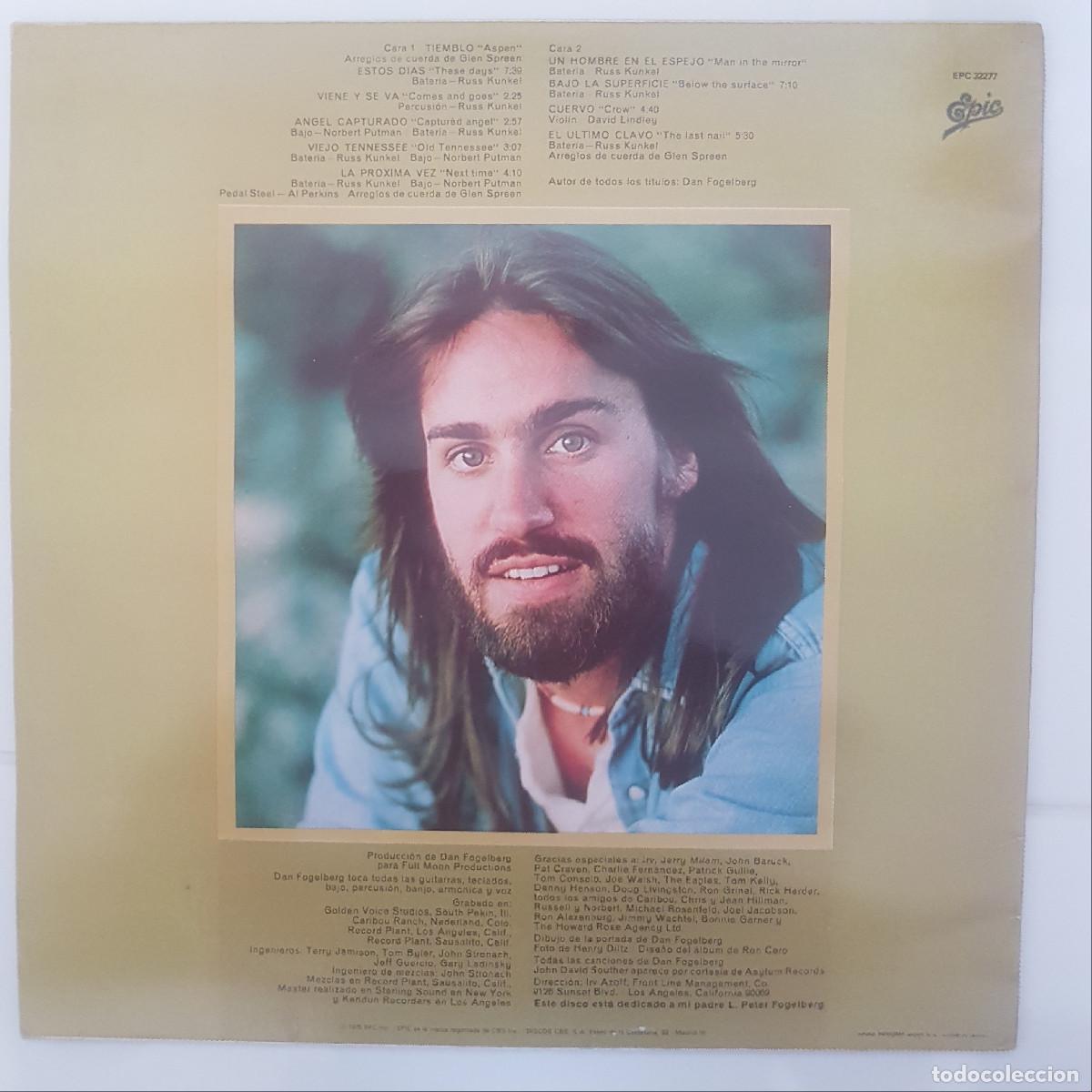 Discos de vinilo: DAN FOGELBERG. CAPTURED ANGEL - Foto 2