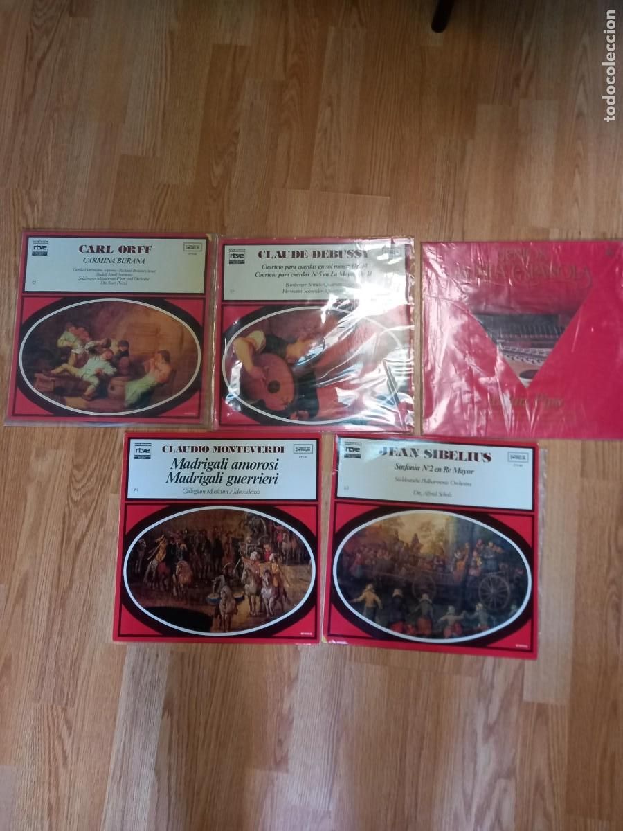 Disques de vinyle: Lote 5 lps m&uacute;sica cl&aacute;sica