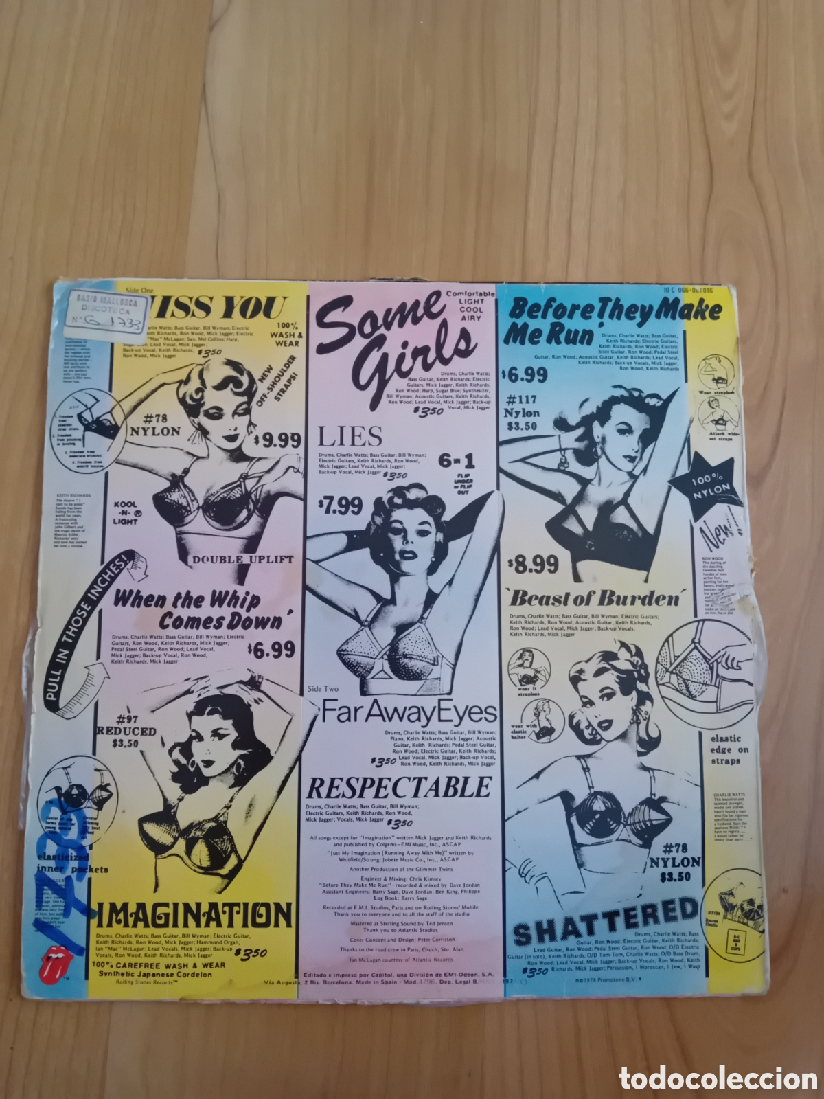 Discos de vinilo: THE ROLLING STONES. SOME GIRLS - Foto 2