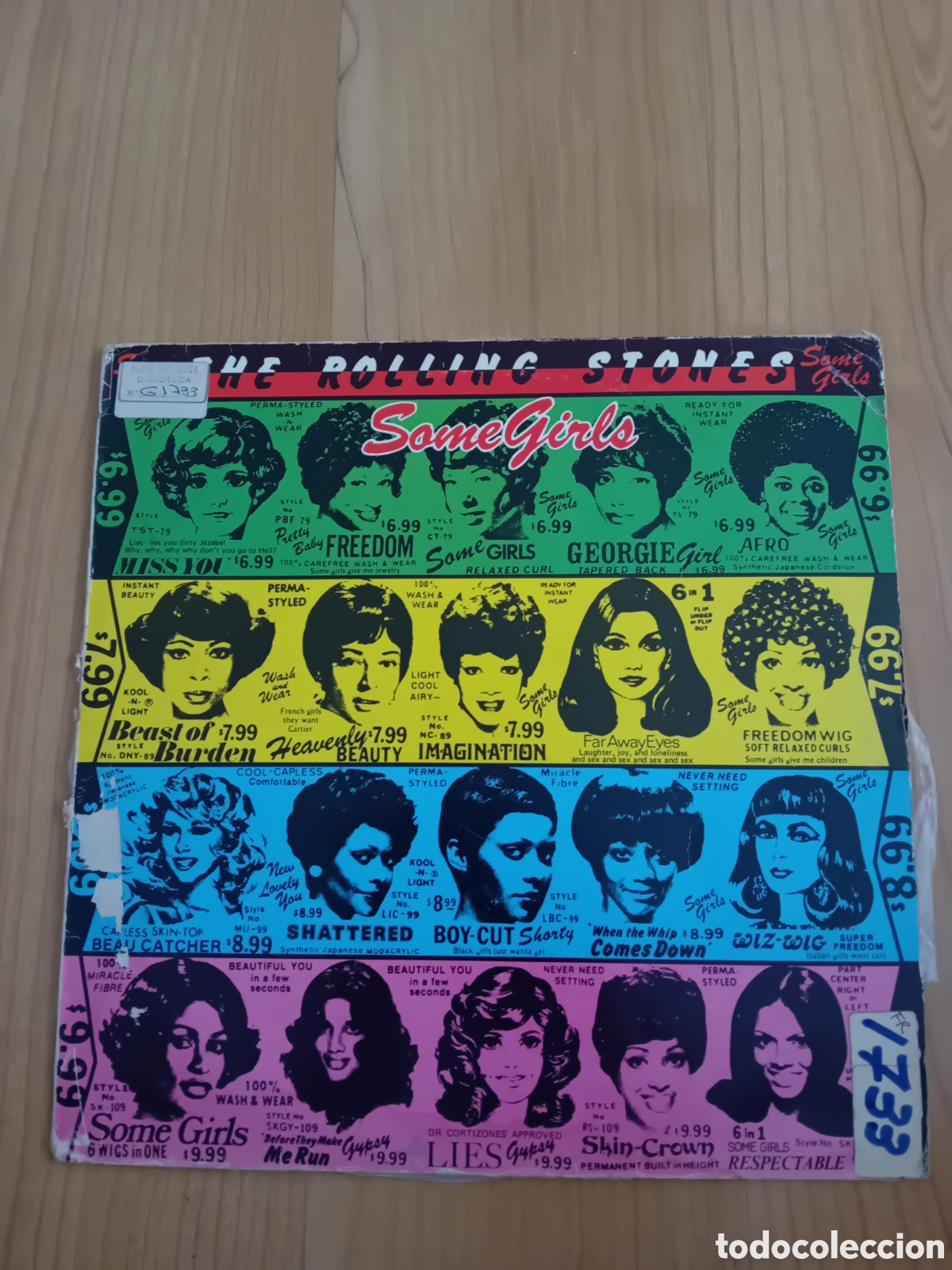 Discos de vinilo: THE ROLLING STONES. SOME GIRLS - Foto 1
