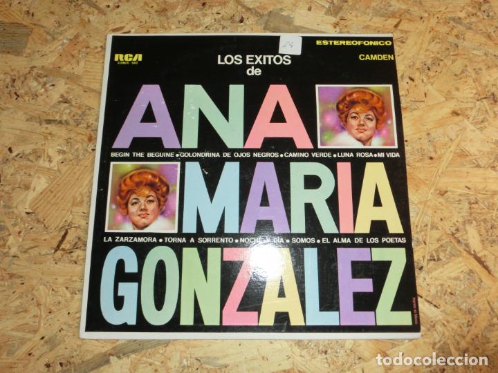 Discos de vinilo: ANA MARIA GONZALEZ - LOS EXITOS DE... (MEXICO) (FIRMADO) - Foto 1