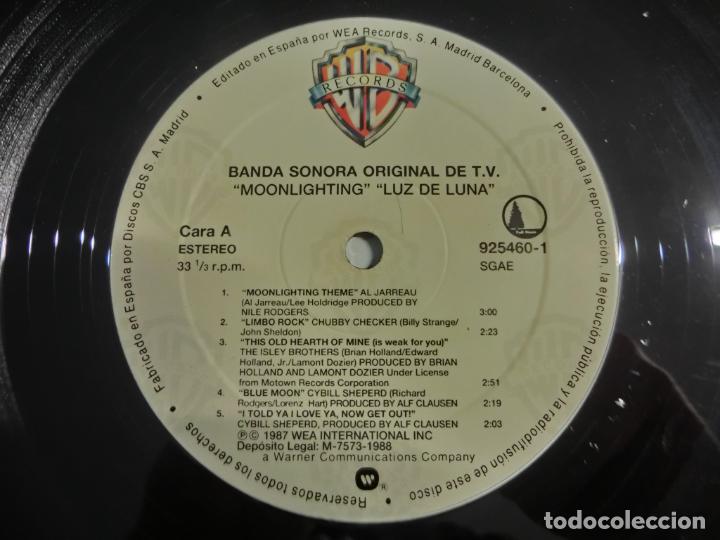 Discos de vinilo: MOONLIGHTING - LUZ DE LUNA - Foto 3