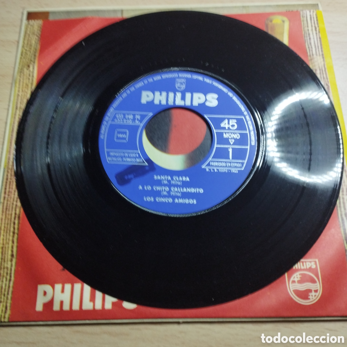 Discos de vinilo: EP 7&rdquo; Los 5 Amigos 1962 Santaclara + 3. - Foto 4