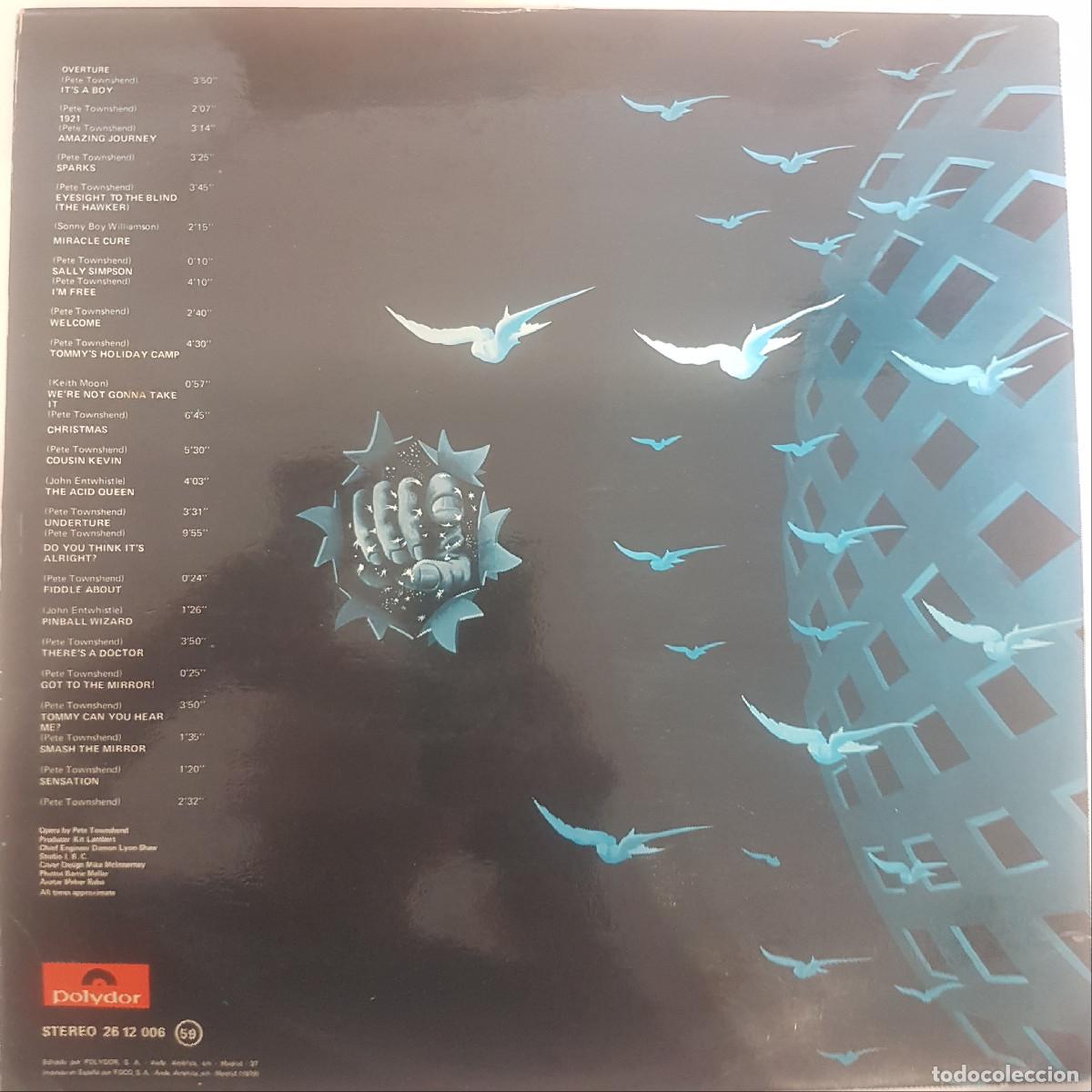 Discos de vinilo: THE WHO. TOMMY. DOBLE LP. - Foto 2