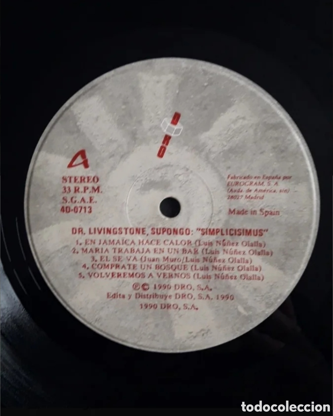 Discos de vinilo: Lp Dr. Livingston supongo. Simplicisimus - Foto 3
