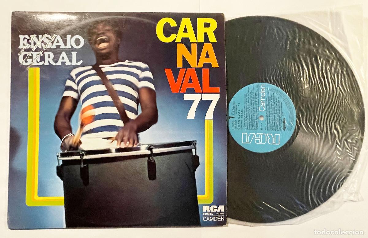 Discos de vinilo: CARNAVAL 77 ENSAIO GERAL (RCA LP 1977) BRASIL - Foto 3