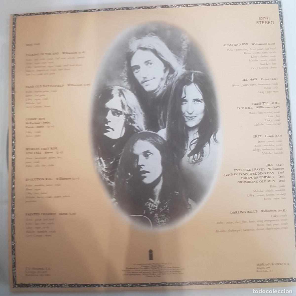 Discos de vinilo: INCREDIBLE STRING BAND. LIQUID ACROBAT AT REGARDS THE AIR - Foto 2