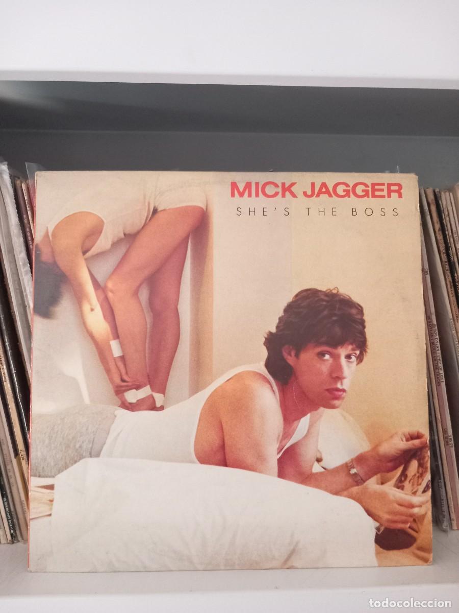 Discos de vinilo: Mick Jagger &lrm;&ndash; Shes The Boss - lp edic. brasil - Foto 1