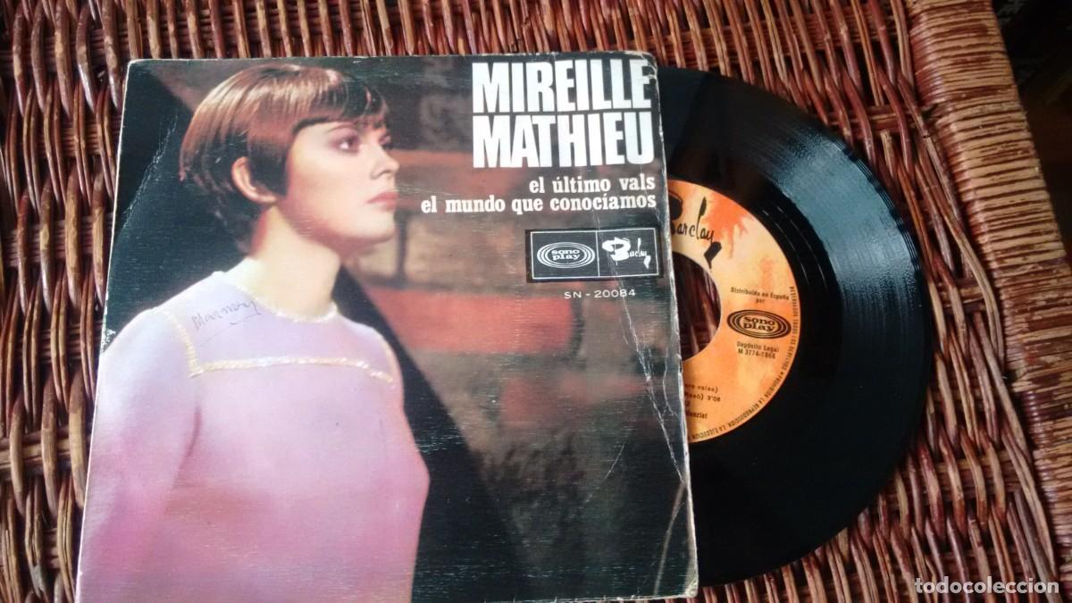 Discos de vinilo: SINGLE (VINILO) DE ERIC MIREILLE MATHIEU A&Ntilde;OS 60 - Foto 1