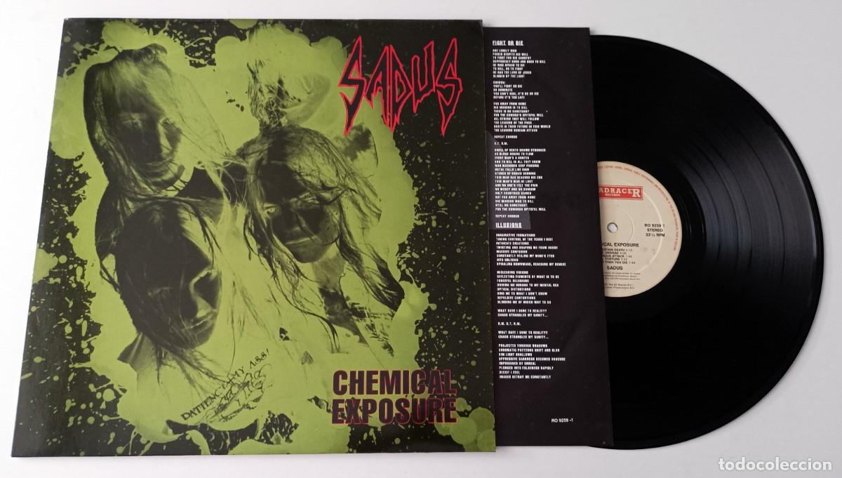 Discos de vinilo: LP SADUS - CHEMICAL EXPOSURE - Foto 3
