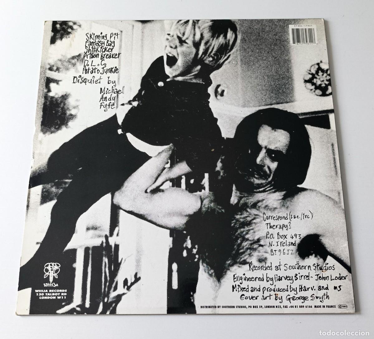 Discos de vinilo: LP THERAPY? - PLEASURE DEATH - Foto 2