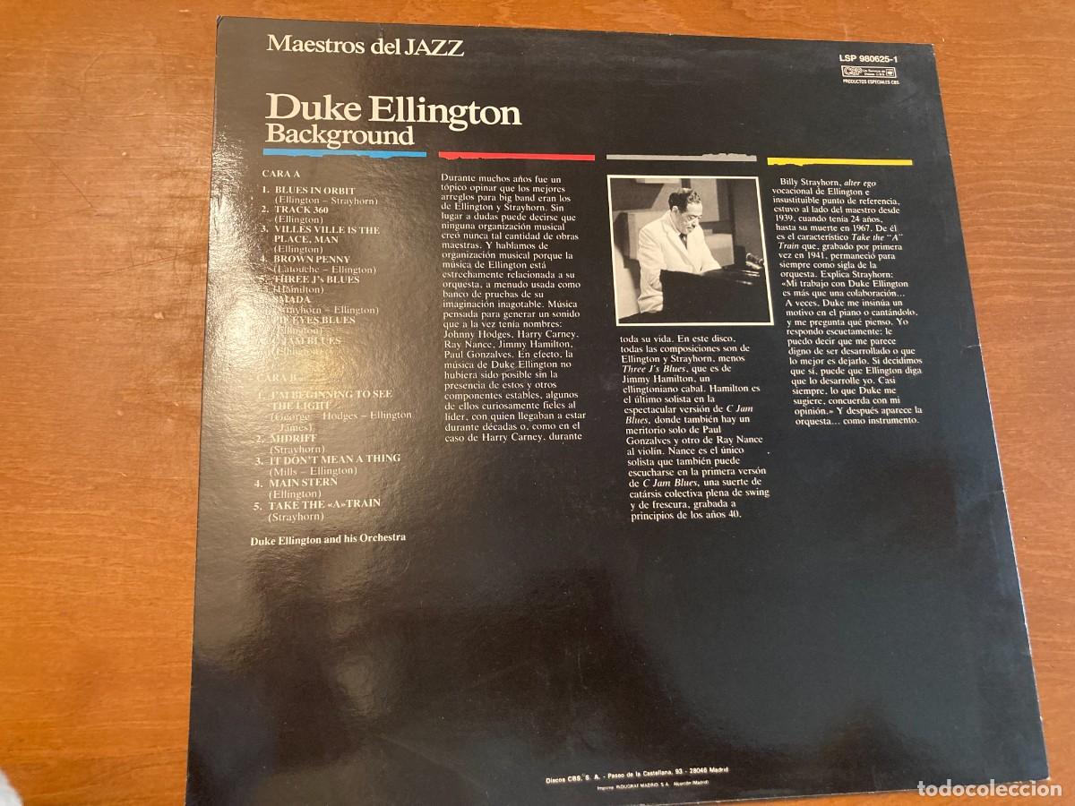 Discos de vinilo: DUKE ELLINGTON / BACKGROUND R2 - Foto 3