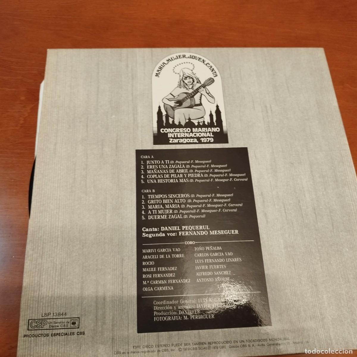 Discos de vinilo: JUNTO A TI, MARIA DISCO DANCE / DANIEL PEQUERUL / R4 - Foto 2