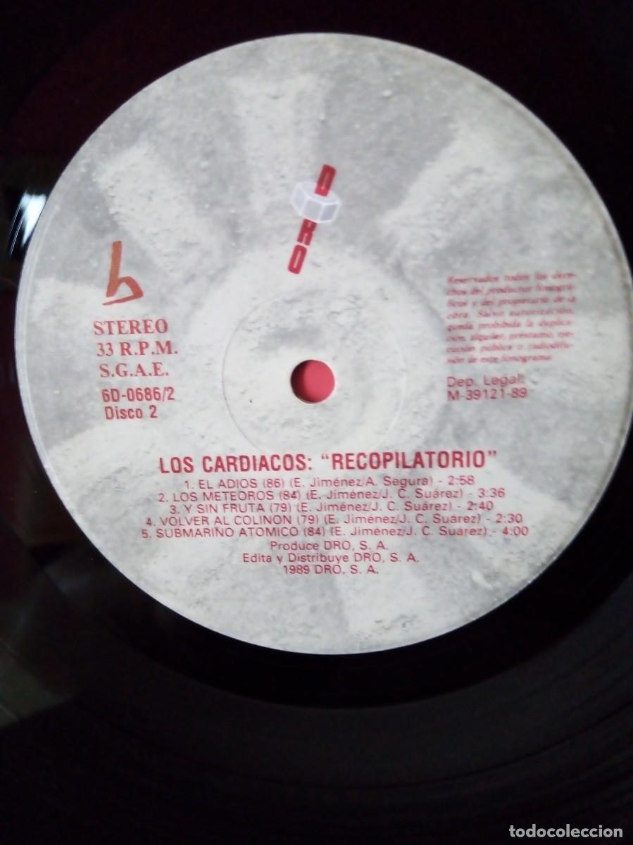 Discos de vinilo: Los card&iacute;acos , ethics & ethylics - Foto 3