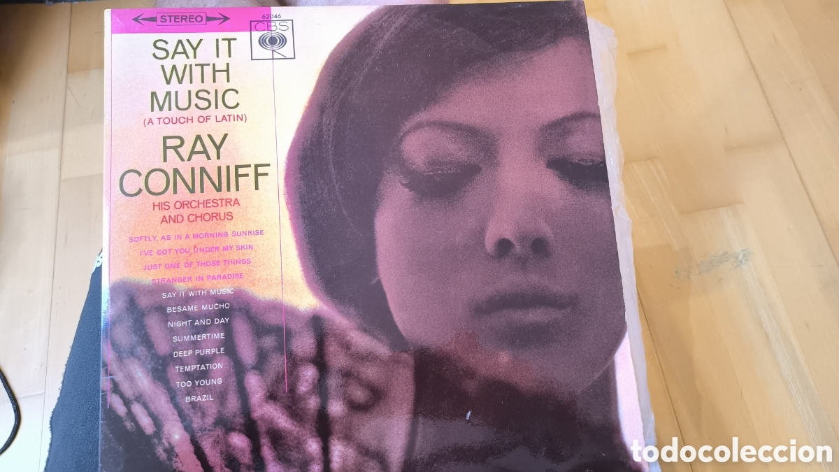 Discos de vinilo: Ray conniff say it wirh music - Foto 1